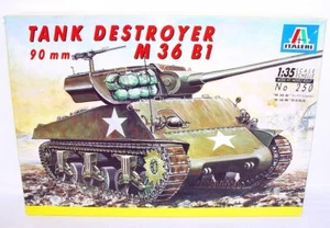 ITALERI Italaerei 1:35 WWII US ARMY 90mm TANK DESTROYER M-36 B1 Model Kit MIB`83 - Picture 1 of 1