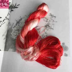 Gradient Colors 100%mulberry silk,hand-dyed embroidery silk floss/thread 1bundle - Picture 1 of 31
