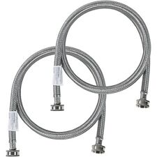 Certified Appliances Wm72ss2pk Braided Stainless Steel Washing Machine Hoses 2 P