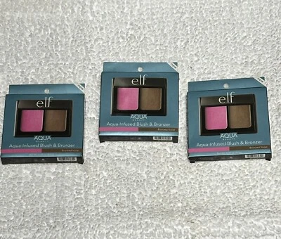 ELF Aqua Beauty Aqua-Infused Blush & Bronzer -Bronzed Violet 0.29 oz (3pack) - Image 1 of 4