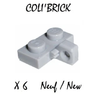 Lego 44567 - 6x Charnières / Hinge plate 1x2 - Gris Light bluish gray - NEW NEUF - Picture 1 of 1