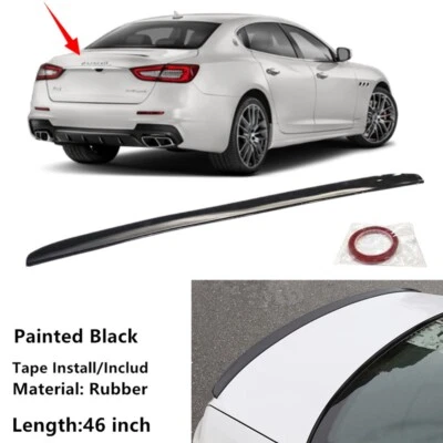 46'' Fit For Maserati Quattroporte 2014-2023 Rear Trunk Spoiler Wing Foto 1 de 4