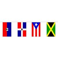 Polyester 3m 6m 9m Metre Length 10 20 30 Flags Mozambique Flag Bunting
