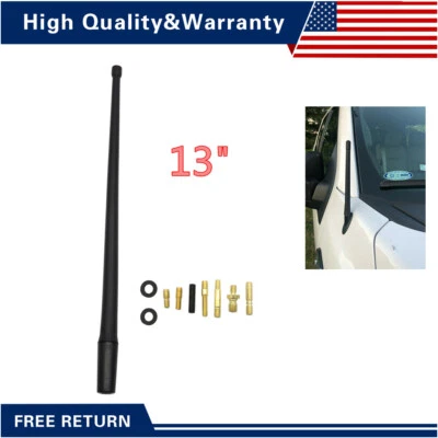 Repuesto PARA FORD F150 2014 13" CORTO Personalizado Flexible Goma Antena Mástil Foto 1 de 3