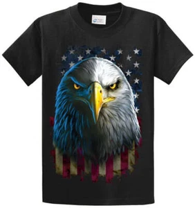 EAGLE STARE Cotton Printed Tee Shirt Regular and Big and Tall Sizes - Picture 1 of 1