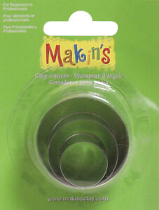 Makin's Clay Cutters 3/Pkg-Round, M360-1