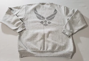 MEKE, Inc U.S. Air force Pullover Sweatshirt Crewneck Gray Size M USA Made - Picture 1 of 7