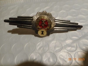 DDR Qualispange distintivo di qualificazione MdI polizia popolare livello I militare NVA - Foto 1 di 3