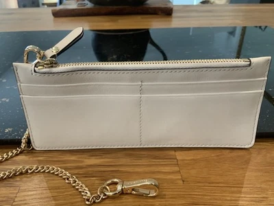 SPLENDIDO PORTAFOGLIO MICHAEL KORS SLIMLINE PORTA CARTE BN - Immagine 1 di 4