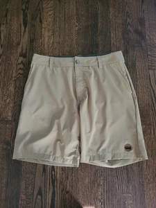 Fayettechill khaki Freizeit Wandern Wandern Golf Shorts Herren Größe 32-Top Zustand - Bild 1 von 8