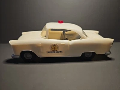 Chevy 55 Chevy 1976 Mego Dukes of Hazzard Sheriff Rosco Police Chase Car raro de colección Foto 1 de 4
