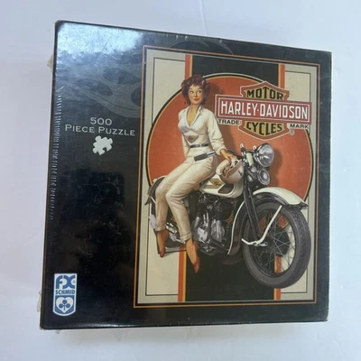 Rompecabezas Harley Davidson Dreaming 500 piezas FX. Schmid, nuevo/sellado 2005 Foto 1 de 3