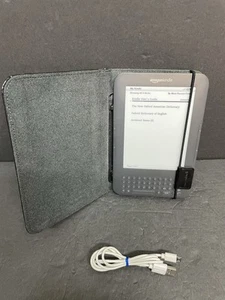 Amazon Kindle Keyboard 3rd Generation D00901 Wi-Fi 6" Display EUC Clean - Zdjęcie 1 z 9
