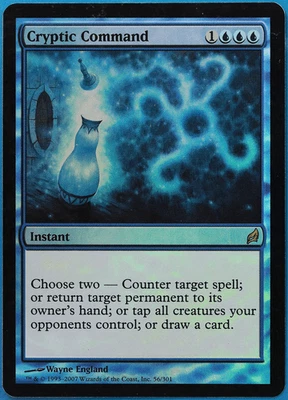 Cryptic Command FOIL Lorwyn HEAVILY PLD Blue Rare MTG CARD (ID# 505974) ABUGames - Image 1 of 2