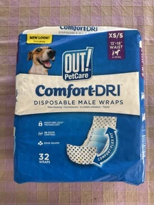 32 x Wegwerf Hundewindeln Saugfähige Hundewickel mit Auslaufschutz Mannlich XS/S - Bild 1 von 12