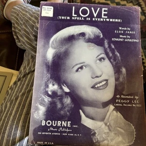 1948  sheet music PEGGY LEE ‘Love- Your Spell Is Everywhere’ - Picture 1 of 12