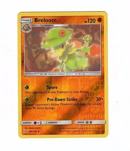 Breloom 108/236 Sm-Unified Minds Reverse Holo Rare - Pokemon Card - Picture 1 of 2