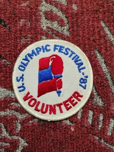 U.S. Olympic Festival 1987 Volunteer Patch - Bild 1 von 2