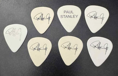 Rare PAUL STANLEY / KISS Various Tours Guitar Picks #8 !! - Image 1 of 4