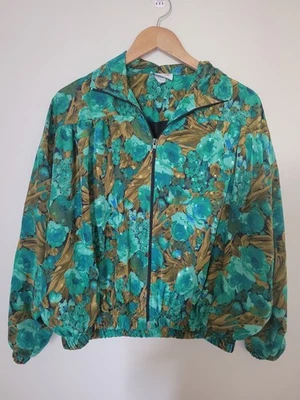 Vintage Ployester Jacket Women’s Size Small Made In U.s.a Foto 1 de 4