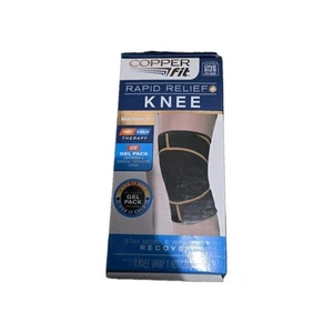 Copper Fit Rapid Relief, KNEE Wrap with Hot/Cold Gel Pack - Picture 1 of 2