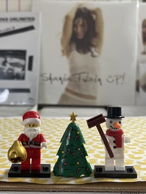 SANTA CLAUS FROSTY SNOWMAN LEGO MINIFIG christmas holiday xmas loot gift krampus - Image 1 of 4