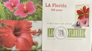 Romp Cachets 4750 La Florida 500 Años San Agustín Florida Hibisco Florida DCP - Imagen 1 de 1