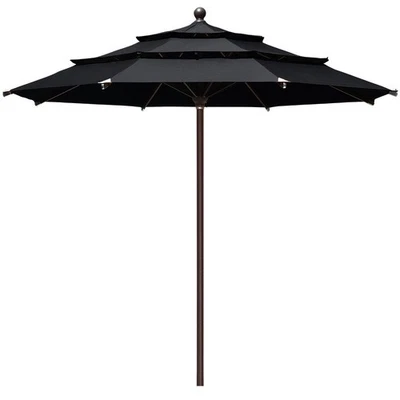 EliteShade Umbrella 11Ft 3 Tiers Patio Market Umbrella Outdoor Umbrella - Image 1 of 4