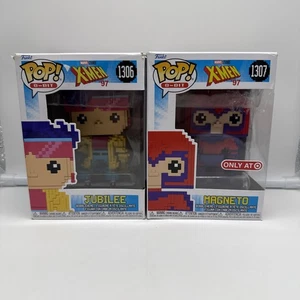 Magneto & Jubilee 1306 1307 Funko Pop! Marvel X-Men ‘97 8-Bit TARGET Exclusive - Picture 1 of 14