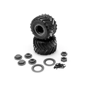 Neumáticos Monster Truck JConcepts Losi Mini LMT Renegades premontados (azul) (2) - Imagen 1 de 1