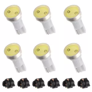 Panel de instrumentos blanco de alta potencia para Honda 6x T5 tablero bombillas y enchufes LED - Imagen 1 de 10