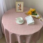 Cotton Table Cover Korean Style Background Cloth Plaid Tablecloth  Dining Table