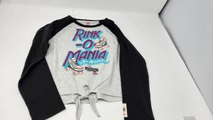 Justice X Stranger Things Rink-O-Mania Shirt-Youth Girls XS 5/6 - Picture 1 of 1
