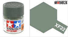 Tamiya Acrylic Paint 10 Ml. - Xf22 RLM Grey