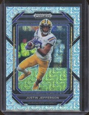 2023 Prizm Draft Picks Justin Jefferson /25 Mojo SP LSU #61