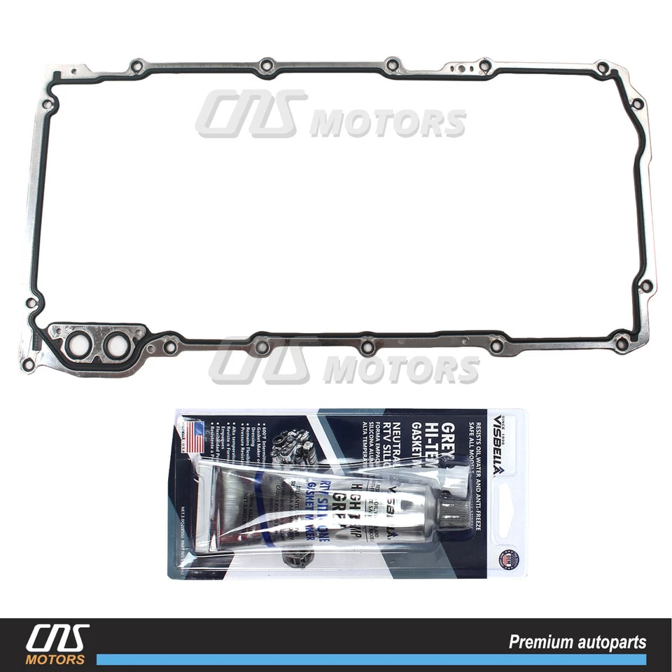 Oil Pan Gasket for 97-13 Buick Cadillac Chevrolet GMC Hummer Pontiac V8 OS30693R Foto 1 de 2
