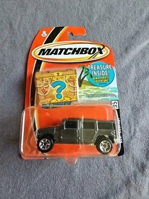 2005 Matchbox HUMMER H2 SUV CONCEPT Dark Gray 35/75 GREAT CARD  - Image 1 of 4