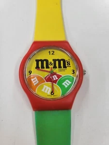 Vintage 1993 M&M Wrist Watch Quartz Engraved Special Edition. Untested - Picture 1 of 4