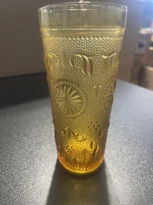 Vintage Brockway Glass American Concord Amber Tumbler Retro - Picture 1 of 4