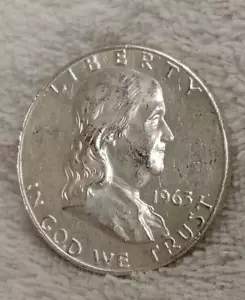 1963 P FRANKLIN PROOF HALF DOLLAR TP-3341 - Picture 1 of 2
