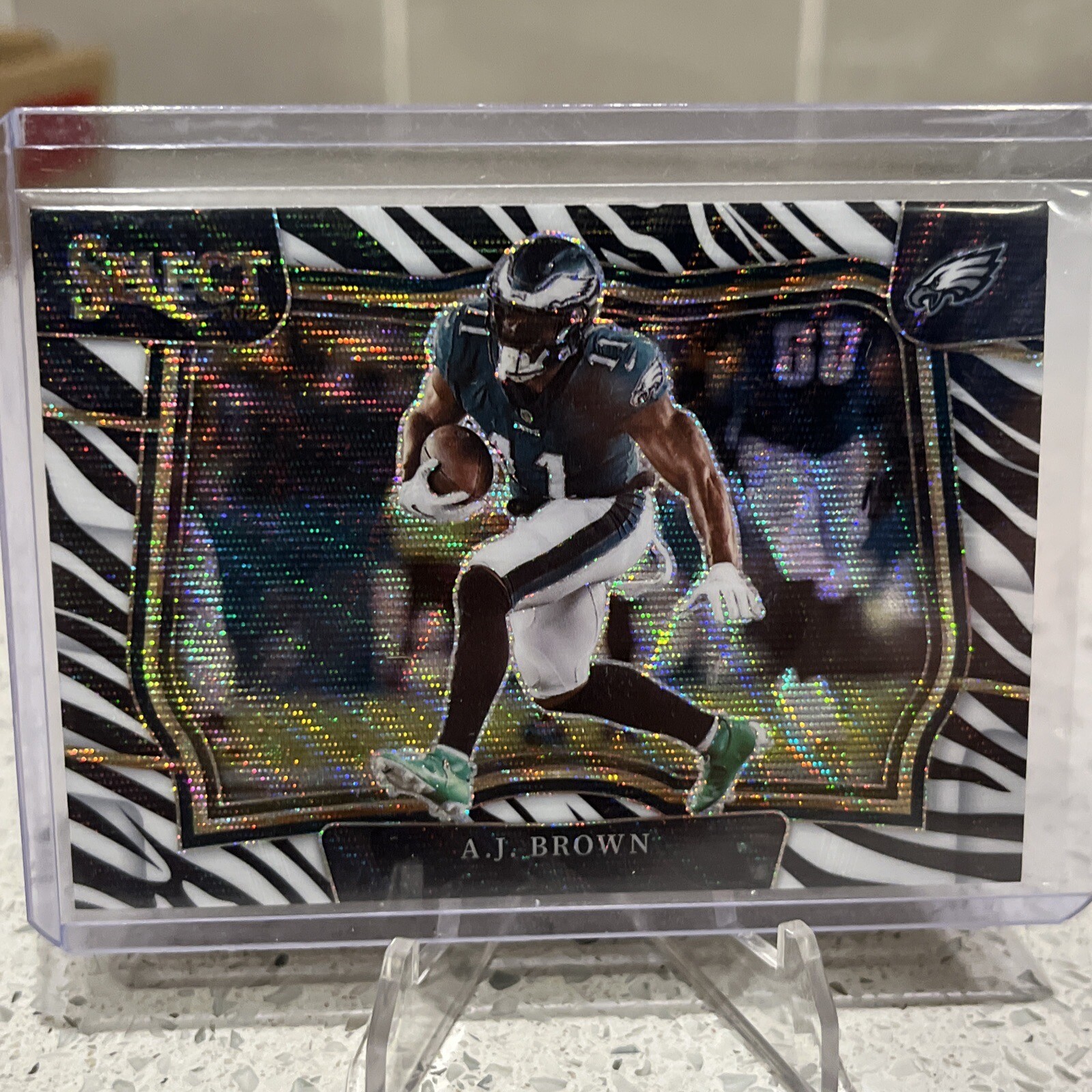 AJ BROWN 2022 Select Field Level Zebra Eagles SSP 🔥🔥