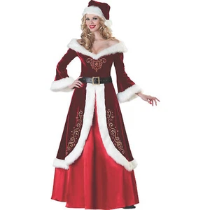Halloween Express Womens' Mrs. St Nick Costume L - Picture 1 of 2