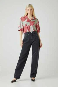 Neuw ‘Sade’ Cotton Denim Jeans BAGGY LEG RRP $180.00 - Picture 1 of 4