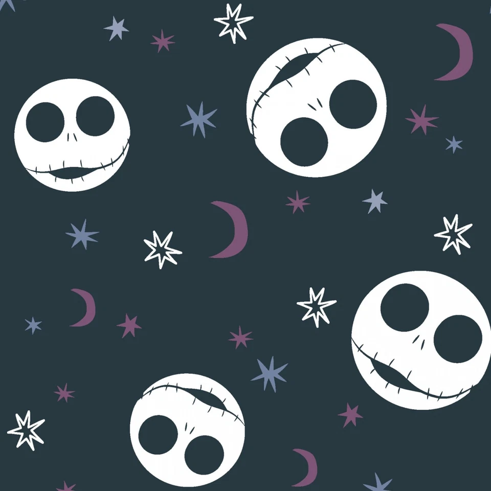 Pesadilla antes de Navidad Jack Skellington púrpura negro por Springs Fabrics ~POR COMPRAR Foto 1 de 1
