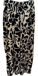 Serra Linen Blend Floral Print Wide Leg Pants Women’s Size M NWT - Picture 1 of 8