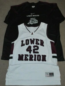 Lower Merion Aces Basketball Game Worn Jersey + Warm Up Kobe Bryant High School - Picture 1 of 8
