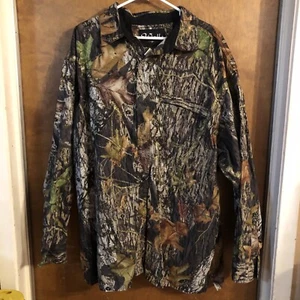 Walls Camo Long Sleeve 3x Vented Cotton Collar Button Up Hunting Sports - Picture 1 of 4
