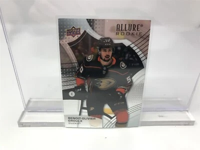 BENOIT-OLIVIER GROULX 2021 21-22 UD ALLURE ROOKIES 2005 SHIELD PARALLEL #104 - Image 1 of 2