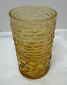 Anchor Hocking Soreno Amber 12 oz Juice 5” Glass - Picture 1 of 6