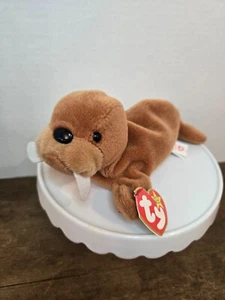 Tusk the Walrus TY Beanie Babies 1995 - Imagen 1 de 9